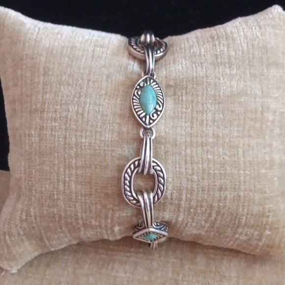 Studio Barse 925 Silver And Turquoise Bracelet - Picture 5 of 8